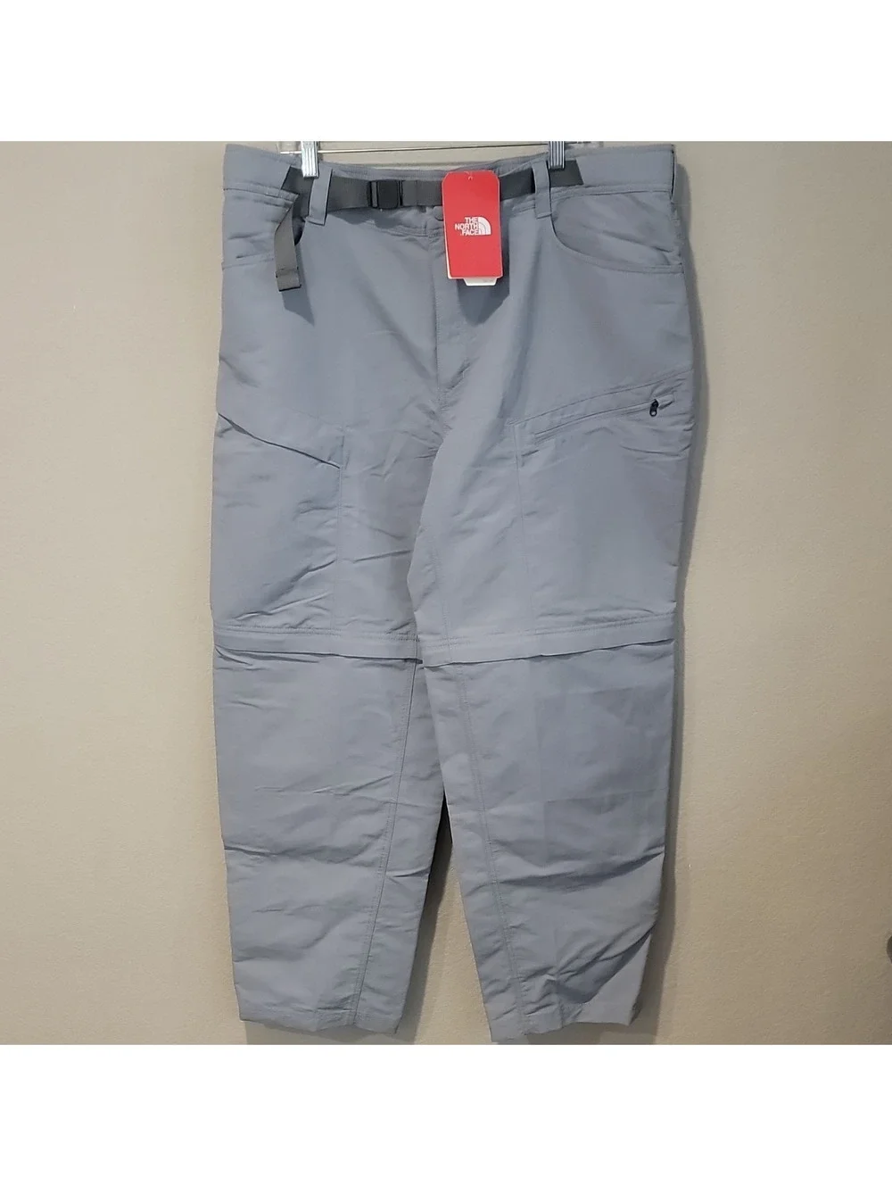 The North Face Paramount Convertible Pants Mens SZ  XXL NWT Grey Hiking 386